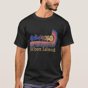 Camiseta Flores Tropicais Da Ilha Retro Holbox Estilo De an