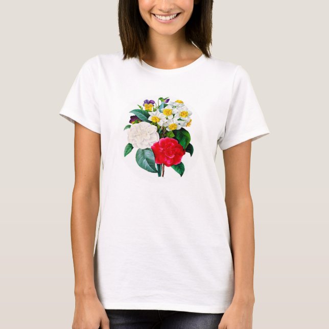 Camiseta Flores Vintage (Frente)