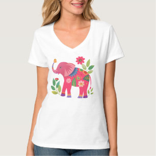Camiseta Floresça Como o Coração de um Elefante