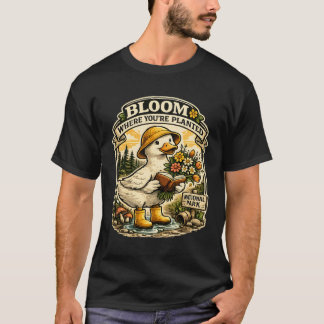 Camiseta Floresça Onde Plantado Parque Nacional do Pato Fof