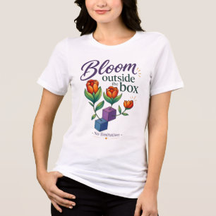 Camiseta Florescer Fora da Caixa - Sem Limitação