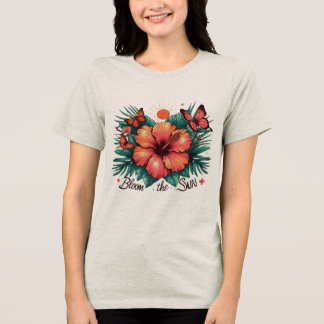 Camiseta florescer o sol