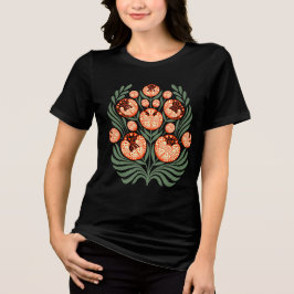 Camiseta Florescimento Floral Escandinavo