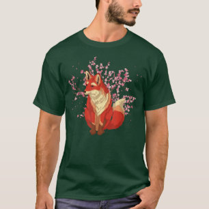 Camiseta Floresta Amante de os animais Cherry Blossom Sakur