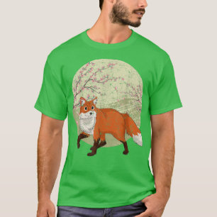 Camiseta Floresta Animal Cherry Blossom Sakura