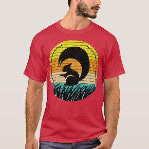 Camiseta Floresta Animal Dão Esquilo Sunset