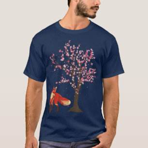 Camiseta Floresta Animal Sakura Cereja Flor Natureza Selvag