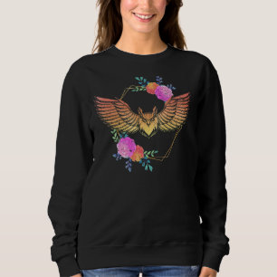 Camiseta Floresta Animal Wise Bird Floral Predator Owl 1