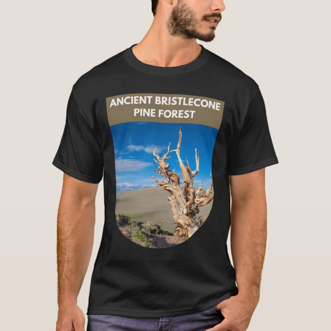 Camiseta Floresta Antiga de Pinheiro Bristlecone - Califórn (Frente)