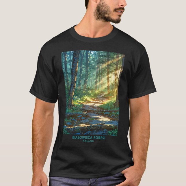 Camiseta Floresta Biaowiea Polônia (Frente)