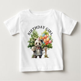 Camiseta Floresta Caprichosa de Aquarela de Aniversário