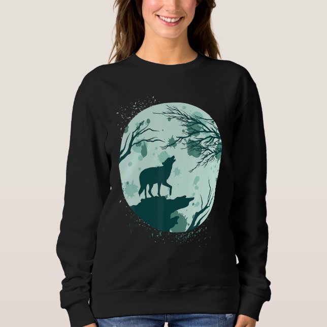 Camiseta Floresta Cheia Predador de Lua (Frente)