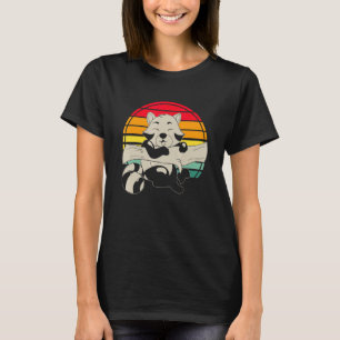 Camiseta Floresta Chinesa Animal Selvagem Retro Red Panda