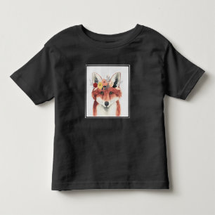 Camiseta Floresta da Coroa Flor Fox