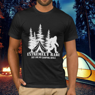Camiseta Floresta de Acampamento do Pé Grande Extremamente