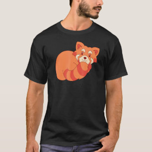 Camiseta Floresta de Animais Selvagem Chinesa - Panda Verme