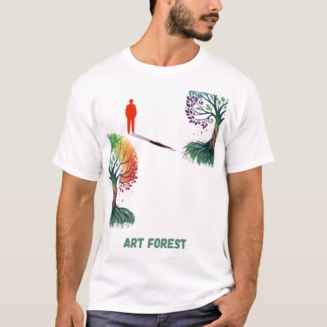 Camiseta Floresta de Arte (Frente)