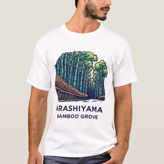 Camiseta Floresta de Bambu Arashiyama (Frente)