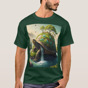 Camiseta Floresta de Caieira-Tartaruga Fantasy