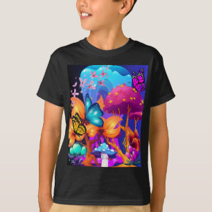 Camiseta Floresta de cauda-aérea