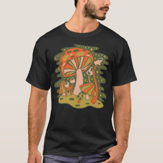 Camiseta Floresta De Cogumelos