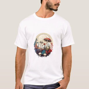 Camiseta Floresta de Cogumelos Aesthetic Goblincore e Cotta