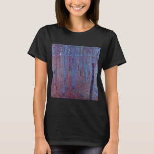 Camiseta Floresta de Faia por Gustav Klimt, Arte Novo Antig