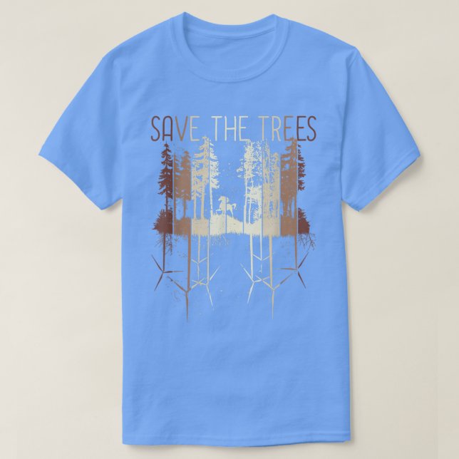 Camiseta Floresta de Fairytala, Vento de Conservação da Nat (Frente do Design)