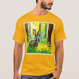Camiseta Floresta de Lebre Selvagem