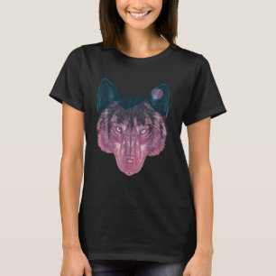 Camiseta Floresta de Lobo ao Ar Livre Hiking Camping Caça A