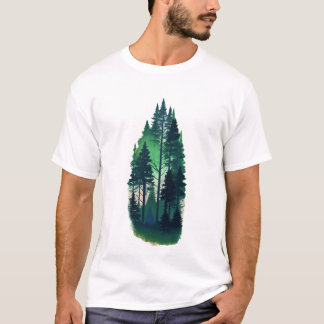 Camiseta Floresta de pinheiro