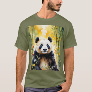 Camiseta Floresta de Sad Panda Fantasy