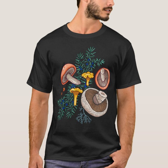 Camiseta Floresta de Sonho Escuro (Frente)