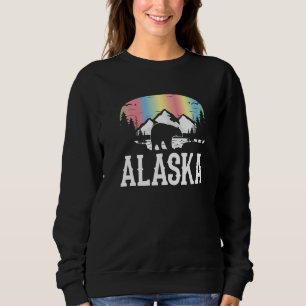 Camiseta Floresta de Ursos Luzes do Norte do Alasca