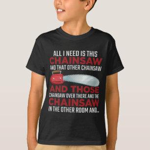 Camiseta Floresta do Logger do Woodworker Chainsaw