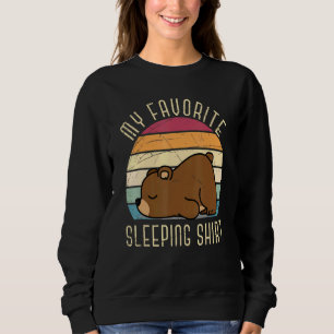 Camiseta Floresta Dormente Com Urso Sonolento De Animais At