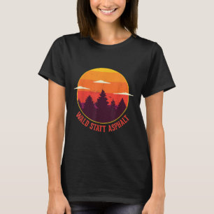 Camiseta Floresta Em vez De Asfalto Natureza Montanhas Flor