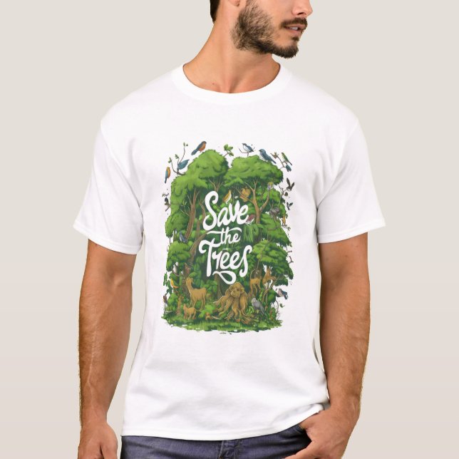Camiseta Floresta Encantada Viva (Frente)