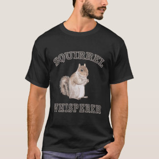 Camiseta Floresta Engraçada, Sussurro de Esquilo de Humor A
