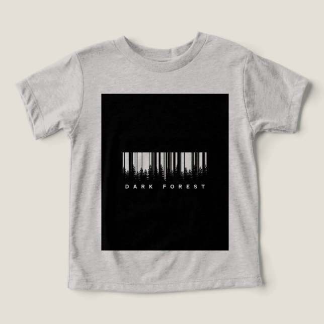 Camiseta floresta escura (Design frontal)