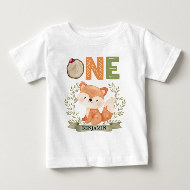 Camiseta Floresta Florestal Personalizada no Primeiro Anive (Frente)