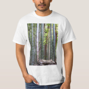 Camiseta Floresta gigante japonesa de bambu, Sagano, Kyoto,