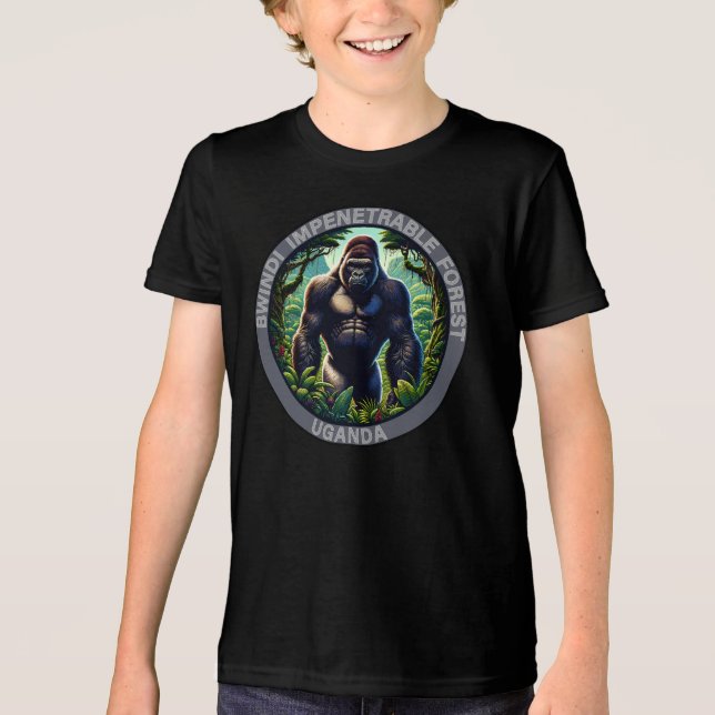 Camiseta Floresta Impenetrável de Bwindi Uganda (Frente)