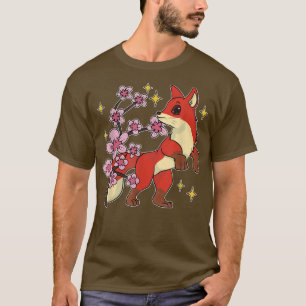 Camiseta Floresta Kawaii Animal Do Lover Sakura Cherry Blos