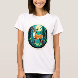 Camiseta Floresta Mágica dos Cervos