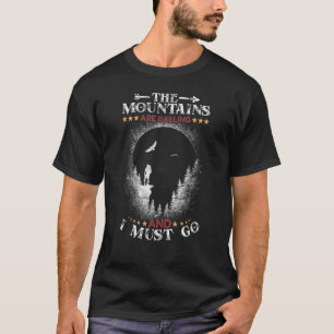 Camiseta Floresta Montanha ao ar livre Árvores selvagens