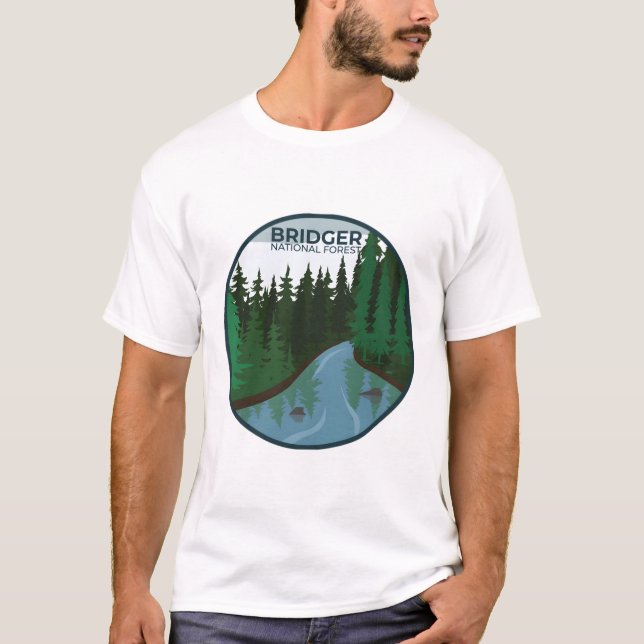 Camiseta Floresta Nacional Bridger (Frente)