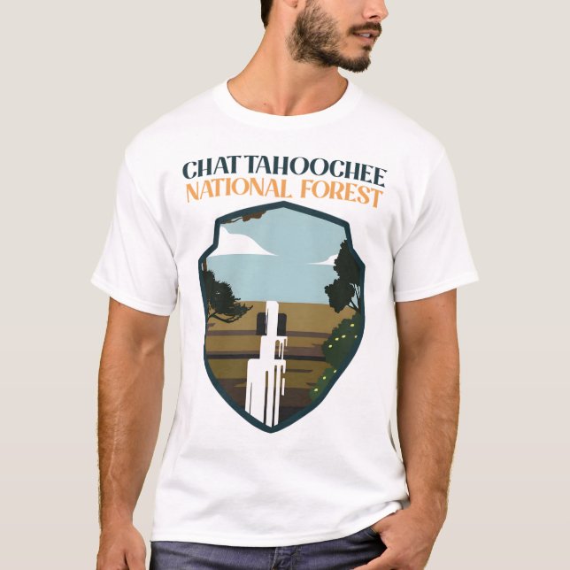 Camiseta Floresta Nacional Chattahoochee (Frente)