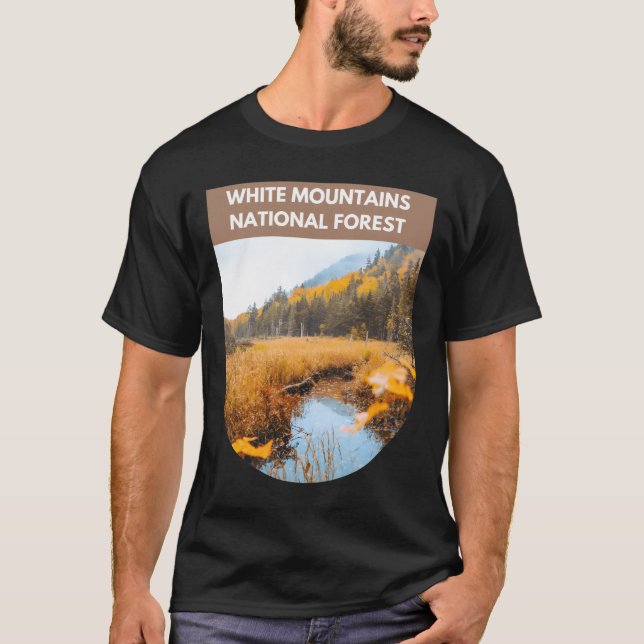 Camiseta Floresta Nacional da Montanha Branca - Nova Hampsh (Frente)