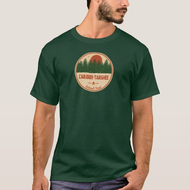 Camiseta Floresta Nacional das Caraíbas-Targhee (Frente)